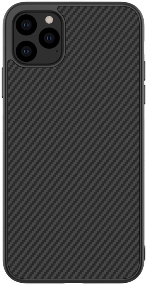 Nillkin Synthetic Fiber Hybride Apple iPhone 11 Pro Hoesje Zwart afbeelding 1