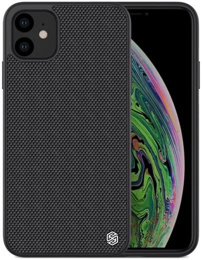 Nillkin Textured Hybride Apple iPhone 11 Hoesje Zwart afbeelding 1
