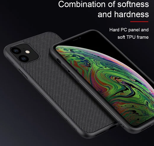 Nillkin Textured Hybride Apple iPhone 11 Hoesje Zwart afbeelding 6