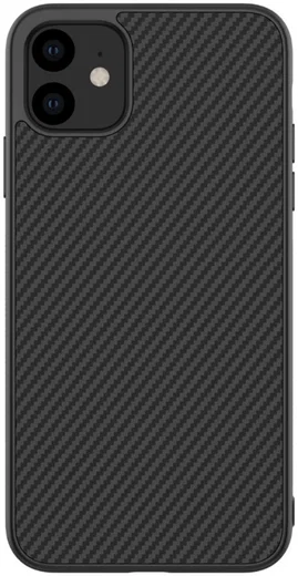 Nillkin Synthetic Fiber Hybride Apple iPhone 11 Hoesje Zwart afbeelding 1