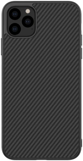 Nillkin Synthetic Fiber Hybride Apple iPhone 11 Pro Max Hoesje Zwart afbeelding 1