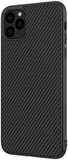 Nillkin Synthetic Fiber Hybride Apple iPhone 11 Pro Max Hoesje Zwart afbeelding 3