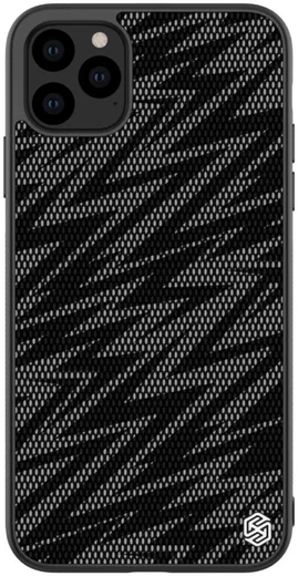 Nillkin Dazzling Hybride Apple iPhone 11 Pro Hoesje Zwart/Grijs afbeelding 1