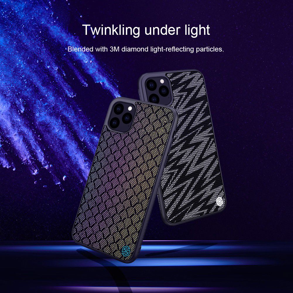 Nillkin Dazzling Hybride Apple iPhone 11 Pro Hoesje Zwart/Grijs afbeelding 7