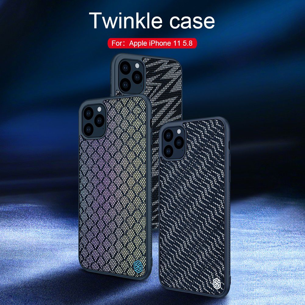 Nillkin Dazzling Hybride Apple iPhone 11 Pro Hoesje Zwart/Grijs afbeelding 8