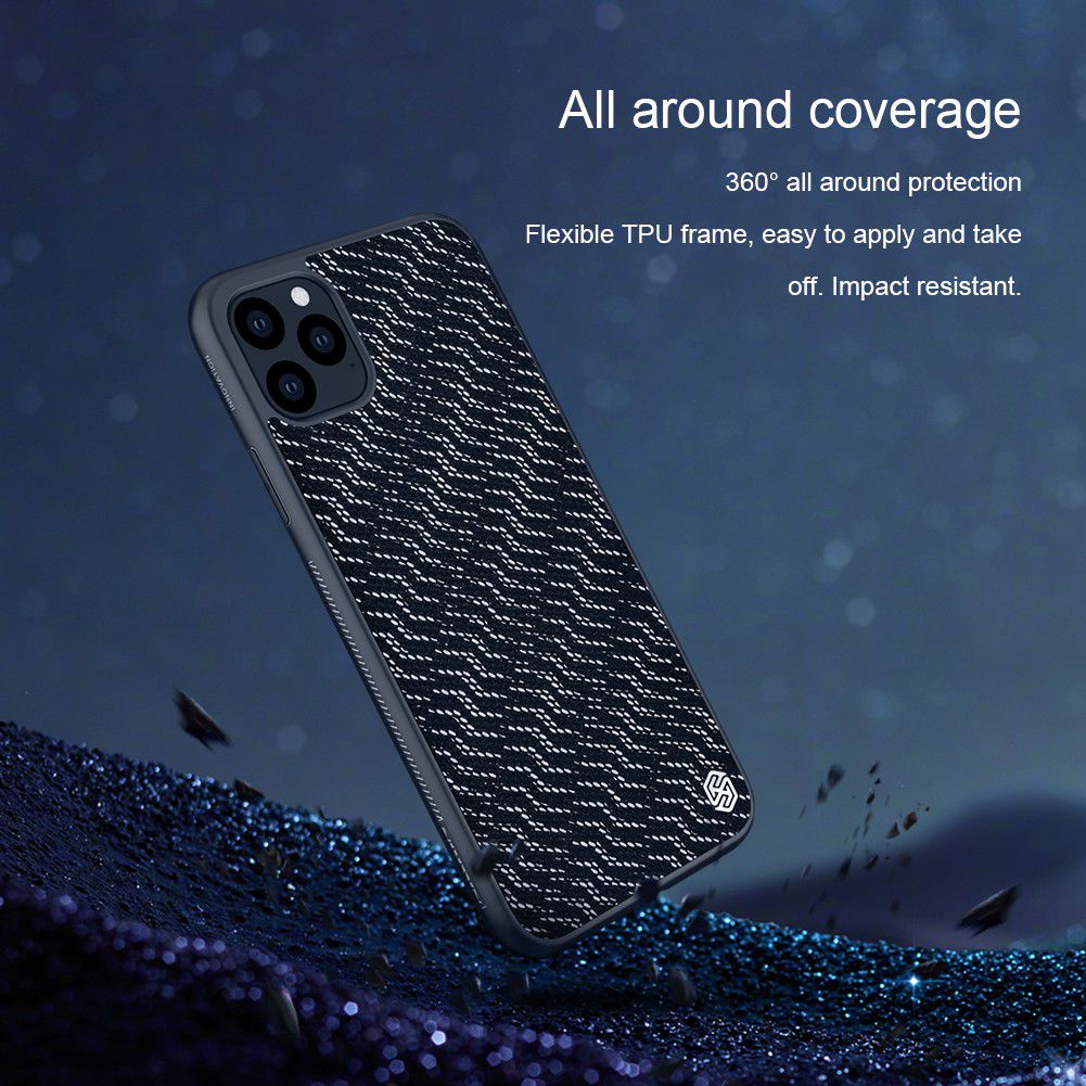 Nillkin Dazzling Hybride Apple iPhone 11 Pro Hoesje Zilver/Zwart afbeelding 6