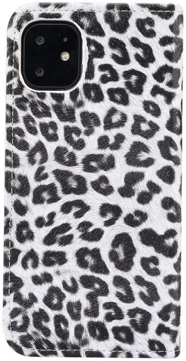 Apple iPhone 11 Hoesje Portemonnee met Print Luipaard afbeelding 5
