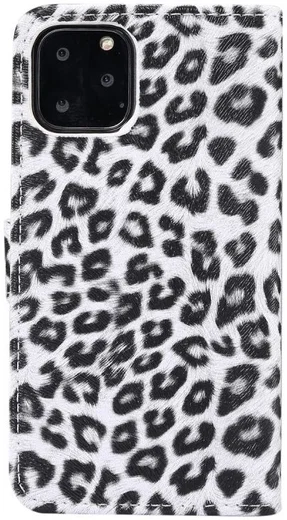 Apple iPhone 11 Pro Max Portemonnee Hoesje met Luipaard Print afbeelding 4