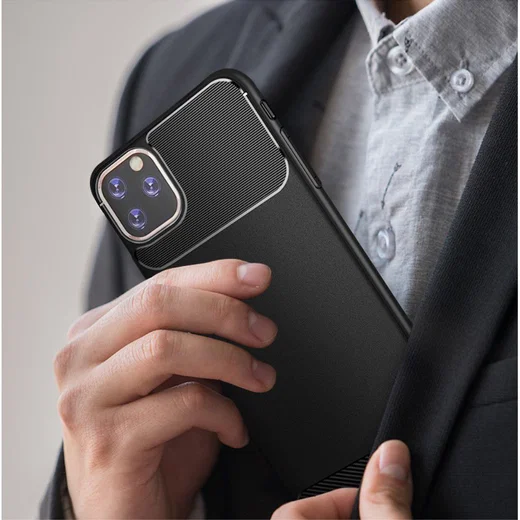 Apple iPhone 11 Pro Hoesje Armor TPU Zwart afbeelding 15