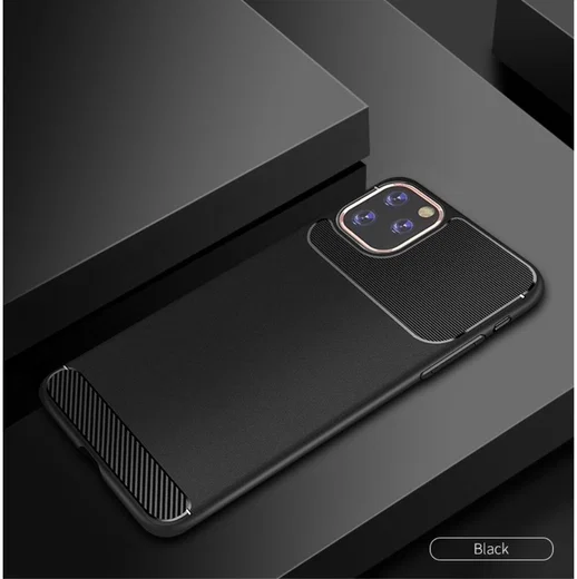 Apple iPhone 11 Pro Hoesje Armor TPU Zwart afbeelding 17