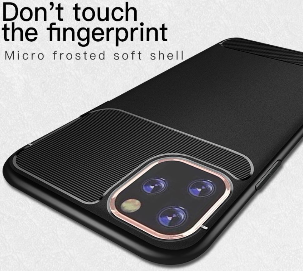 Apple iPhone 11 Pro Hoesje Armor TPU Zwart afbeelding 4