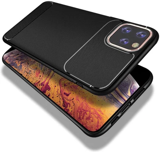 Apple iPhone 11 Pro Hoesje Armor TPU Zwart afbeelding 6