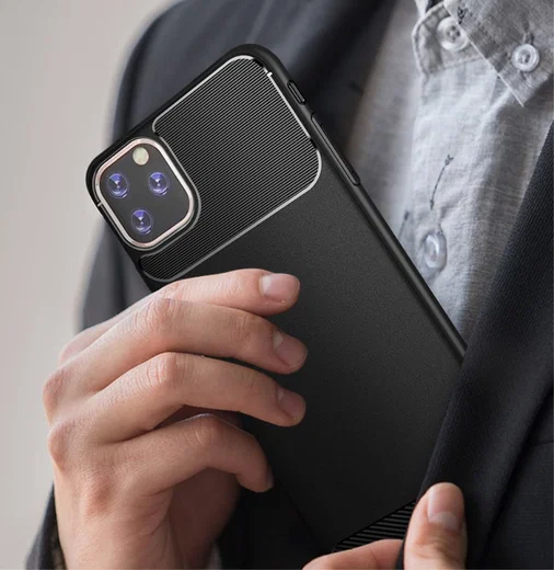 Apple iPhone 11 Pro Hoesje Armor TPU Zwart afbeelding 7
