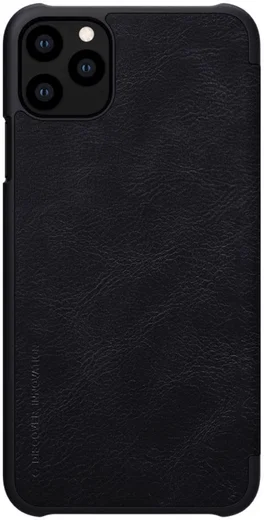 Nillkin Qin Series Apple iPhone 11 Pro Hoesje Zwart afbeelding 3