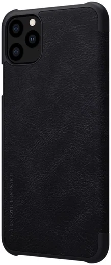 Nillkin Qin Series Apple iPhone 11 Pro Hoesje Zwart afbeelding 4