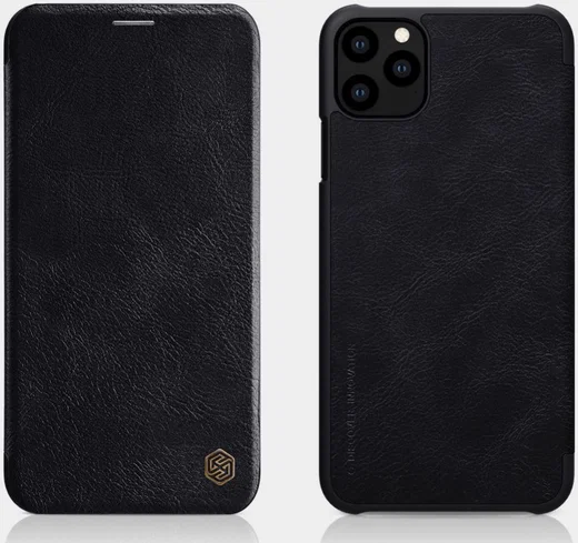 Nillkin Qin Series Apple iPhone 11 Pro Hoesje Zwart afbeelding 5