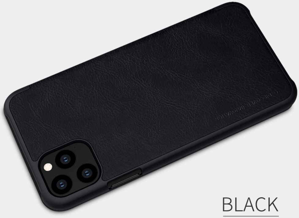 Nillkin Qin Series Apple iPhone 11 Pro Hoesje Zwart afbeelding 6