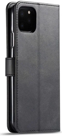 Apple iPhone 11 Pro Stand Portemonnee Bookcase Hoesje Zwart afbeelding 1