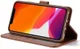 Apple iPhone 11 Pro Stand Portemonnee Bookcase Hoesje Coffee afbeelding 5
