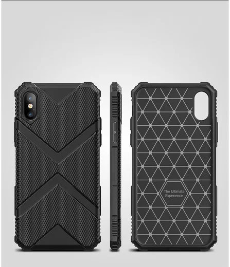 Apple iPhone XS TPU Shield Hoesje Zwart afbeelding 12