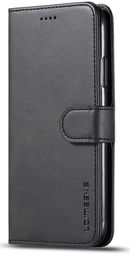 Apple iPhone 11 Portemonnee Bookcase Hoesje Met Stand Zwart afbeelding 4