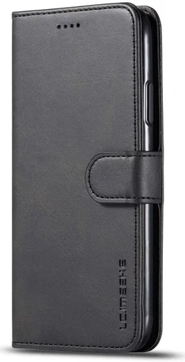 Apple iPhone 11 Portemonnee Bookcase Hoesje Met Stand Zwart afbeelding 4