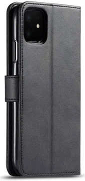 Apple iPhone 11 Portemonnee Bookcase Hoesje Met Stand Zwart