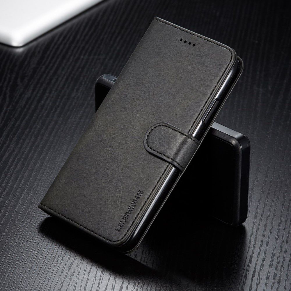 Apple iPhone 11 Portemonnee Bookcase Hoesje Met Stand Zwart afbeelding 5