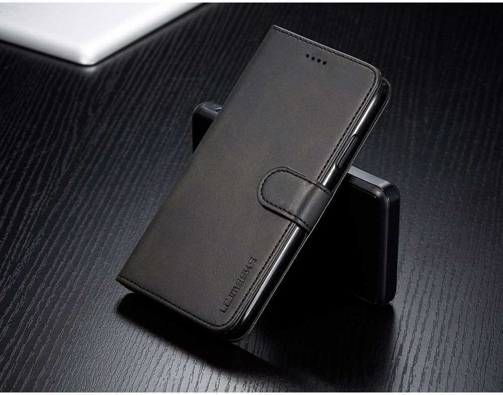 Apple iPhone 11 Portemonnee Bookcase Hoesje Met Stand Zwart afbeelding 7