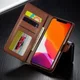 Apple iPhone 11 Portemonnee Bookcase Hoesje Met Stand Bruin afbeelding 12