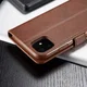 Apple iPhone 11 Portemonnee Bookcase Hoesje Met Stand Bruin afbeelding 16