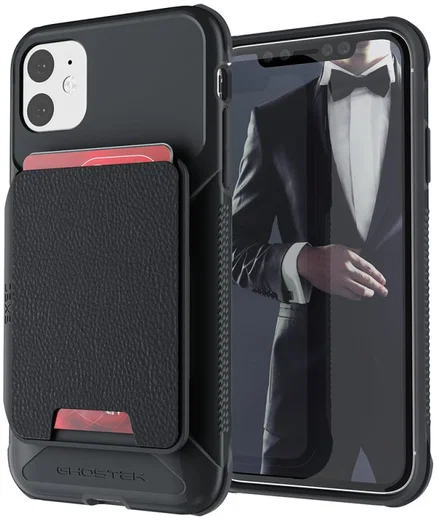 Ghostek Exec 4 Portemonnee Apple iPhone 11 Hoesje Zwart afbeelding 1