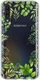 HappyCase Samsung Galaxy A70 Flexibel TPU Hoesje Leaves Print afbeelding 1