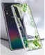HappyCase Samsung Galaxy A70 Flexibel TPU Hoesje Leaves Print afbeelding 4