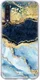 HappyCase Samsung Galaxy A70 Flexibel TPU Hoesje Blauw Marmer Print afbeelding 1