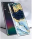 HappyCase Samsung Galaxy A70 Flexibel TPU Hoesje Blauw Marmer Print afbeelding 7