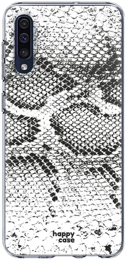 HappyCase Samsung Galaxy A50 Hoesje Flexibel TPU Slangen Print afbeelding 1