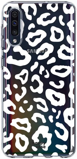 HappyCase Samsung Galaxy A50 Hoesje Flexibel TPU Luipaard Print afbeelding 1