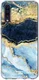 HappyCase Samsung Galaxy A50 Hoesje Flexibel TPU Blauw Marmer Print afbeelding 1