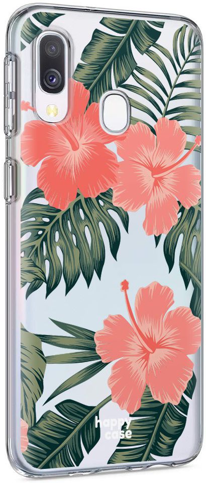 HappyCase Samsung Galaxy A40 Flexibel TPU Hoesje Tropic Vibe Print afbeelding 4