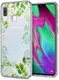 HappyCase Samsung Galaxy A40 Flexibel TPU Hoesje Leaves Print afbeelding 2