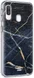 HappyCase Samsung Galaxy A40 Flexibel TPU Hoesje Donker Marmer Print afbeelding 5