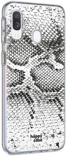 HappyCase Samsung Galaxy A40 Flexibel TPU Hoesje Slangen Print afbeelding 4