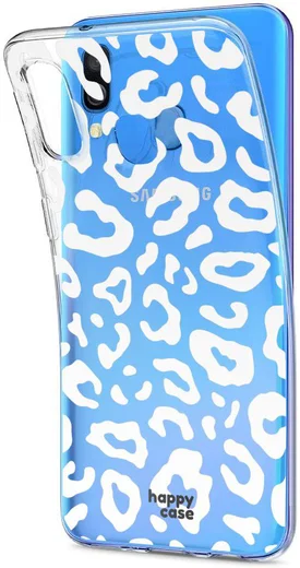 HappyCase Samsung Galaxy A40 Flexibel TPU Hoesje Luipaard Print afbeelding 10