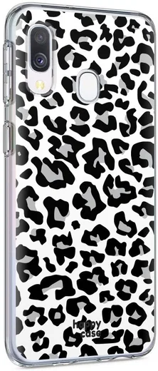 HappyCase Samsung Galaxy A40 Flexibel TPU Hoesje Panter Print afbeelding 5