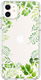 HappyCase Apple iPhone 11 Hoesje Flexibel TPU Leaves Print afbeelding 1
