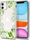 HappyCase Apple iPhone 11 Hoesje Flexibel TPU Leaves Print afbeelding 2