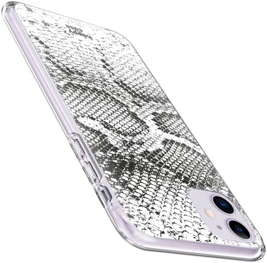 HappyCase Apple iPhone 11 Hoesje Flexibel TPU Slangen Print afbeelding 3
