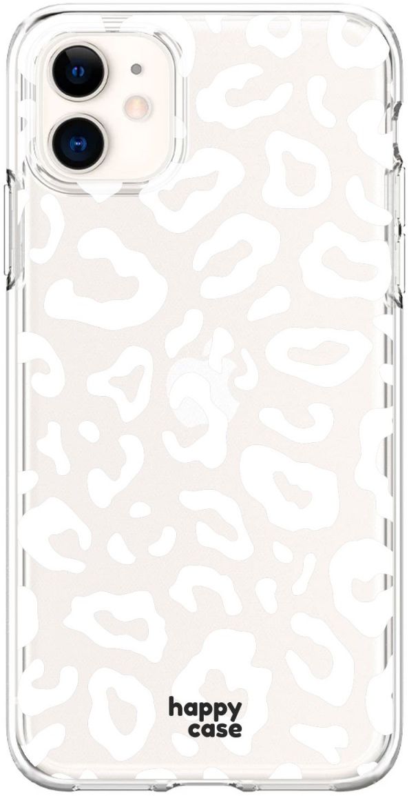 HappyCase Apple iPhone 11 Hoesje Flexibel TPU Luipaard Print afbeelding 1