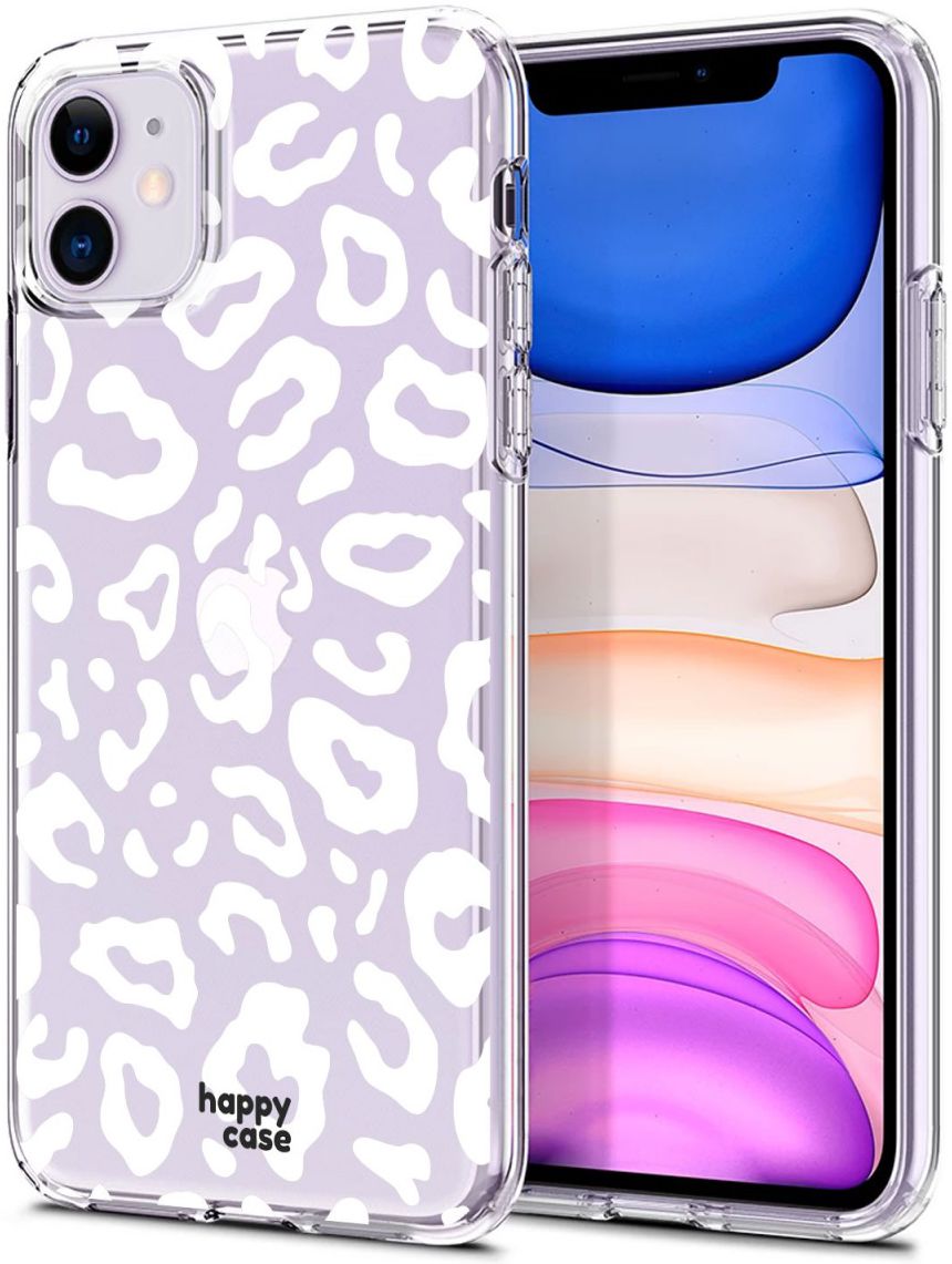 HappyCase Apple iPhone 11 Hoesje Flexibel TPU Luipaard Print afbeelding 10